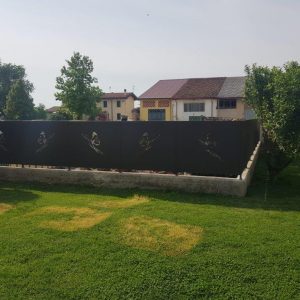 cmc recinzioni-cantiere Verona-Recinzione modello farfalla